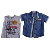 half sleeve blazer with shirt